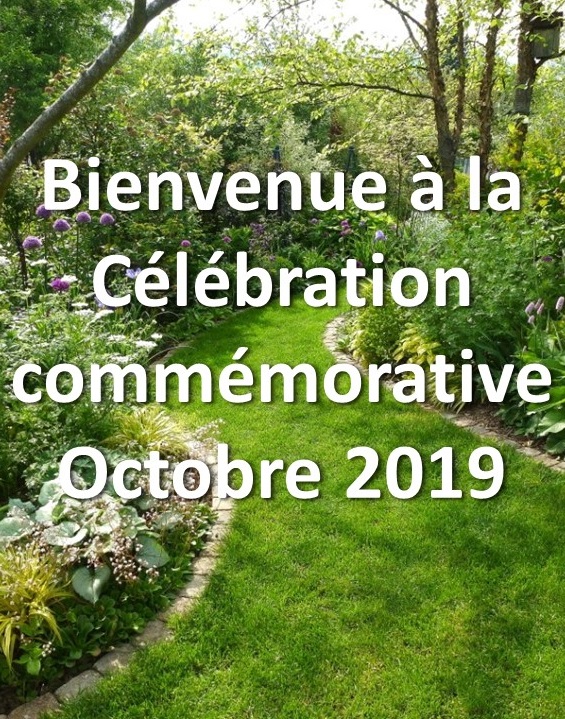 Octobre 2019 Commémoration mensuelle des défunts