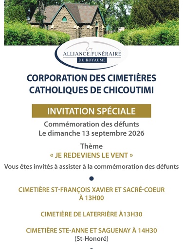 Commémoration Des Défunts Cimetières 2026