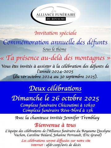 Commémoration Annuelle 2025
